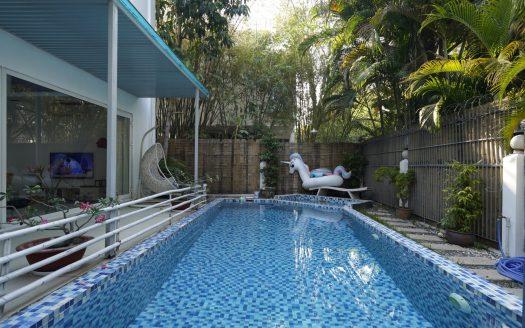 ID: 686 | Small modern style house in Thao Dien compound with swimming pool 2
