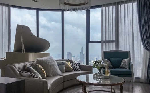 ID: 406 | Vinhomes Golden River | Top floor 3-BR apartment for rent | Amazing view of Saigon