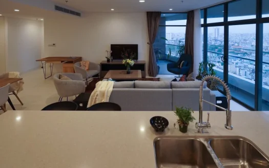ID: 1636 | City Garden apartment for rent:  furnished 3-BR (140m2)