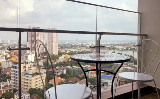 ID: 1408 | D’Edge Thao Dien | Furnished 2 BR apartment