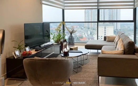 ID: 2170 | Q2 Thao Dien | Furnished 3‑bedroom river‑view apartment for lease (12th floor, Tower 3)