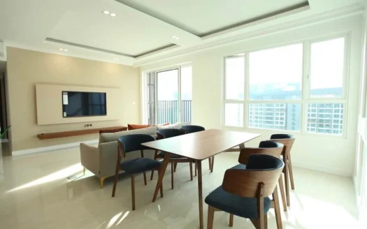 ID: 2153 | Vista Verde | Furnished 3 bedroom apt on high-floor with river view