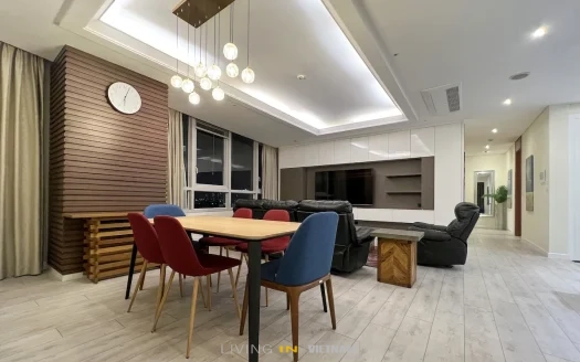 ID: 2201 | Xi Riverview Palace | Furnished 3BR River-View Apartment (Tower 3, 12th Floor)