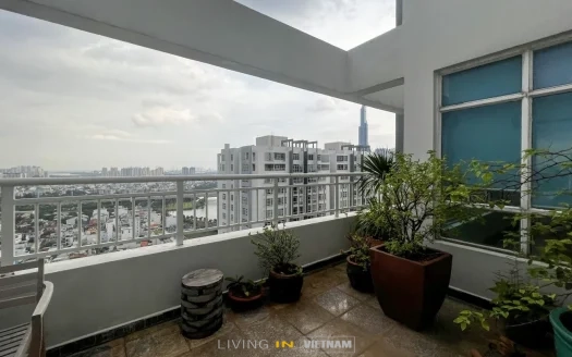 ID: 2364 | HARV THAO DIEN 4BR PENTHOUSE | BRIGHT DUPLEX WITH LARGE RIVER-VIEW BALCONY