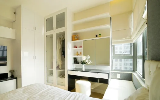 ID: 2595 | Luxury 2-bedroom apartment at Masteri Thao Dien – T3, 21st floor, 72 m² with panoramic Saigon River views