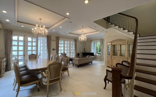 ID: 2235 | Furnished 4-Bedroom house in Thao Dien, HCMC