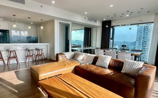 ID: 2524 | Gateway Thao Dien | 2BR + 1 working room apartment with city view for rent