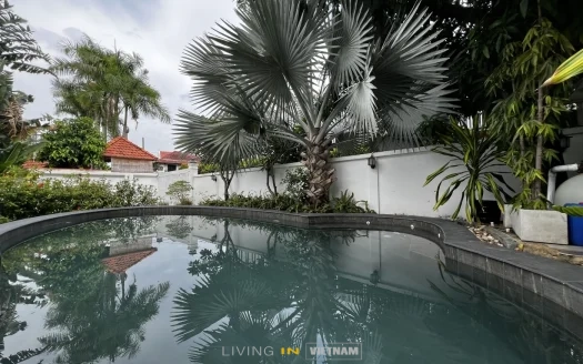 ID: 785 | Colonial Style House with Beautiful Garden and Swimming Pool in Thao Dien Compound