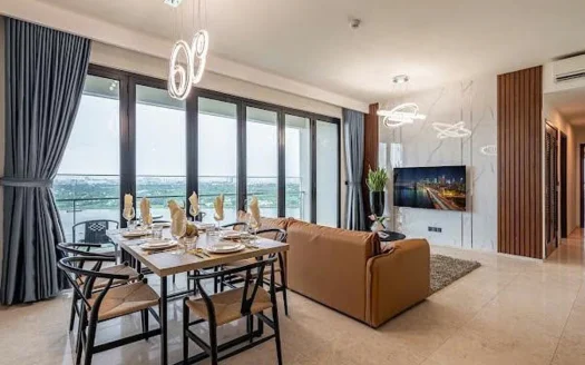 ID: 2628 | d’Edge Thao Dien | Furnished 4 BR apartment for rent