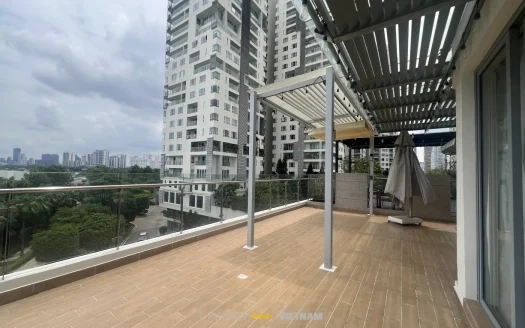 ID: 2637 | Diamond Island | Spacious 4-Bedroom flat with terrace and river view in HCMC