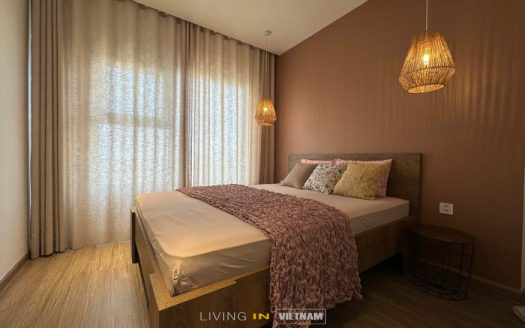 ID: 2672 | Hygge & Boho Style 1-bedroom + day bed / desk Apartment for Rent at The Origami, Vinhomes Grand Park