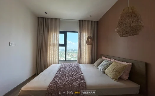ID: 2672 | Hygge & Boho Riverside 1BR | Designer Workspace | River View | Vinhomes Grand Park