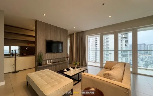 ID: 2693 | Diamond Island | Spacious 3-Bedroom flat with river view in HCMC