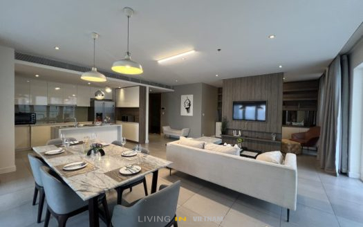 ID: 2693 | Diamond Island | Spacious 3-Bedroom flat with river view in HCMC