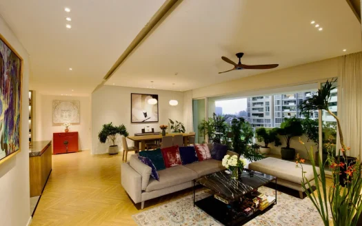 ID: 2733 |  Designer 3-BR Sanctuary at The Estella | Herringbone Floors & Tropical Terrace