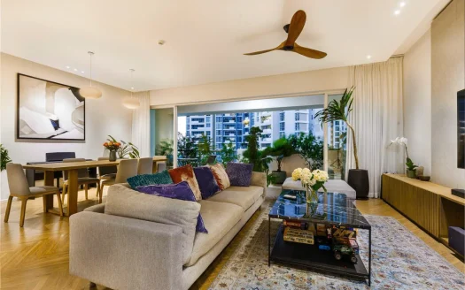 ID: 2733 |  Designer 3-BR Sanctuary at The Estella | Herringbone Floors & Tropical Terrace