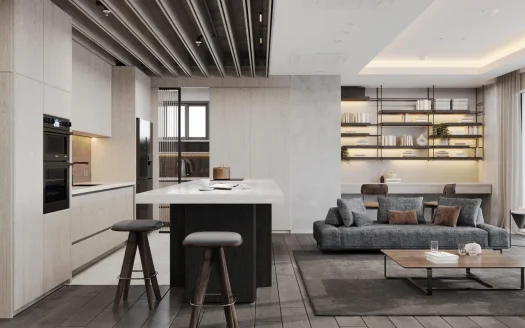 ID: 2743 | Designer 2BR for Rent Xi Riverview Palace | High Floor River View
