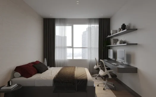 ID: 2743 | Designer 3BR for Rent Xi Riverview Palace | High Floor River View