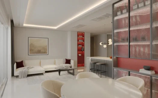 ID: 2743 | Designer 3BR for Rent Xi Riverview Palace | High Floor River View