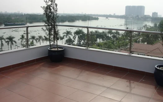 ID: 2828 | APSC Compound | Top floor 4-BR furnished  apartment with large terrace and river view